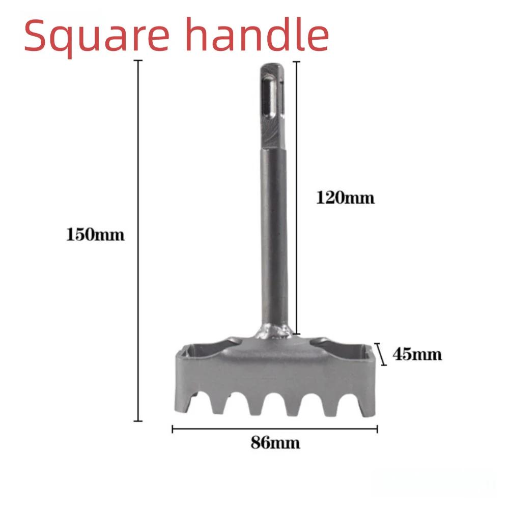 Portable Square Hole Punch Trapezoidal Teeth Multi-function Concrete Hole Bit Rectangle Slot Tool Square Hole Socket Sloter
Portable Square Hole Punch Trapezoidal Teeth Multi-function Concrete Hole Bit Rectangle Slot Tool Square Hole Socket Sloter