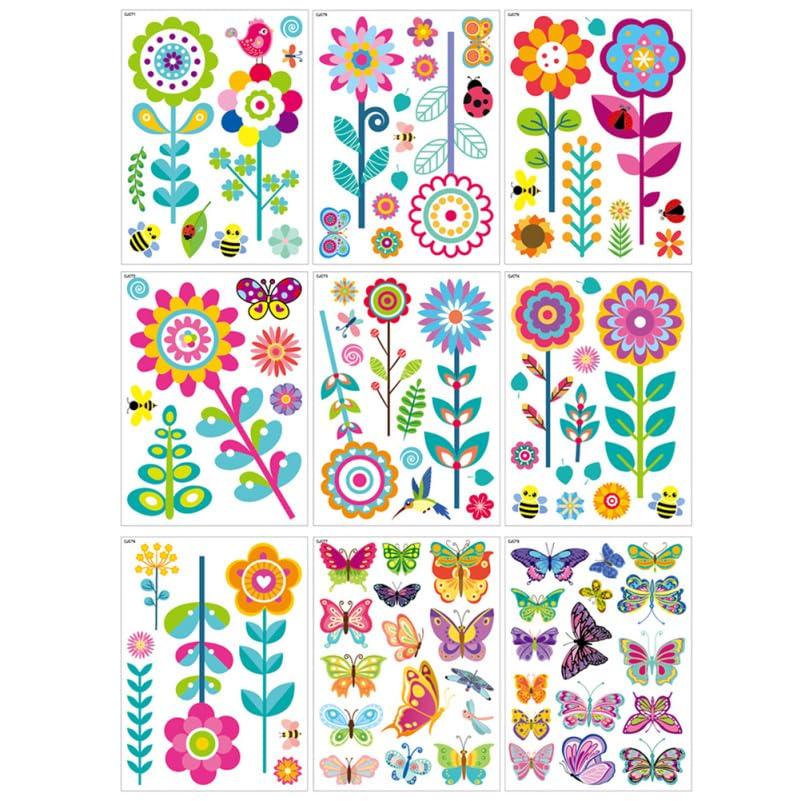 Amosfun Set Spring Window Static Flower and Butterfly Spring Window Glass Window Interior Window Wall Stickers 9-Piece Stickers Decals, Decoration,
Amosfun Set Spring Window Static Flower and Butterfly Spring Window Glass Window Interior Window Wall Stickers 9-Piece Stickers Decals, Decoration,