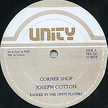 12inch Record JOSEPH COTTON - Corner Shop FEA021 Unity Sounds 1988 UK Reggae, Ska & Dub Used
12inch Record JOSEPH COTTON - Corner Shop FEA021 Unity Sounds 1988 UK Reggae, Ska & Dub Used
