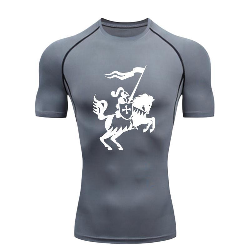 Knight on Horseback Men s Sports T-shirt Training Fitness Compression Jogging T-shirt Athletic Tees Workout T-Shirt XXXL
Knight on Horseback Men s Sports T-shirt Training Fitness Compression Jogging T-shirt Athletic Tees Workout T-Shirt XXXL