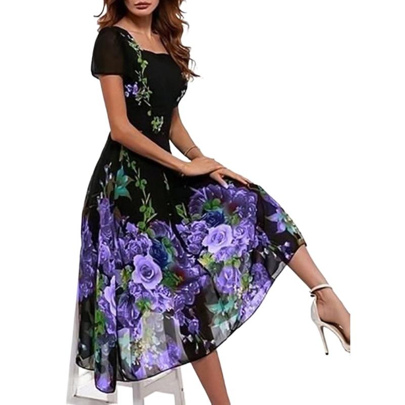 IHUASU Женская квадратная горловина с коротким рукавом и разноцветным принтом XXXL фиолетовый
IHUASU Женская квадратная горловина с коротким рукавом и разноцветным принтом XXXL фиолетовый