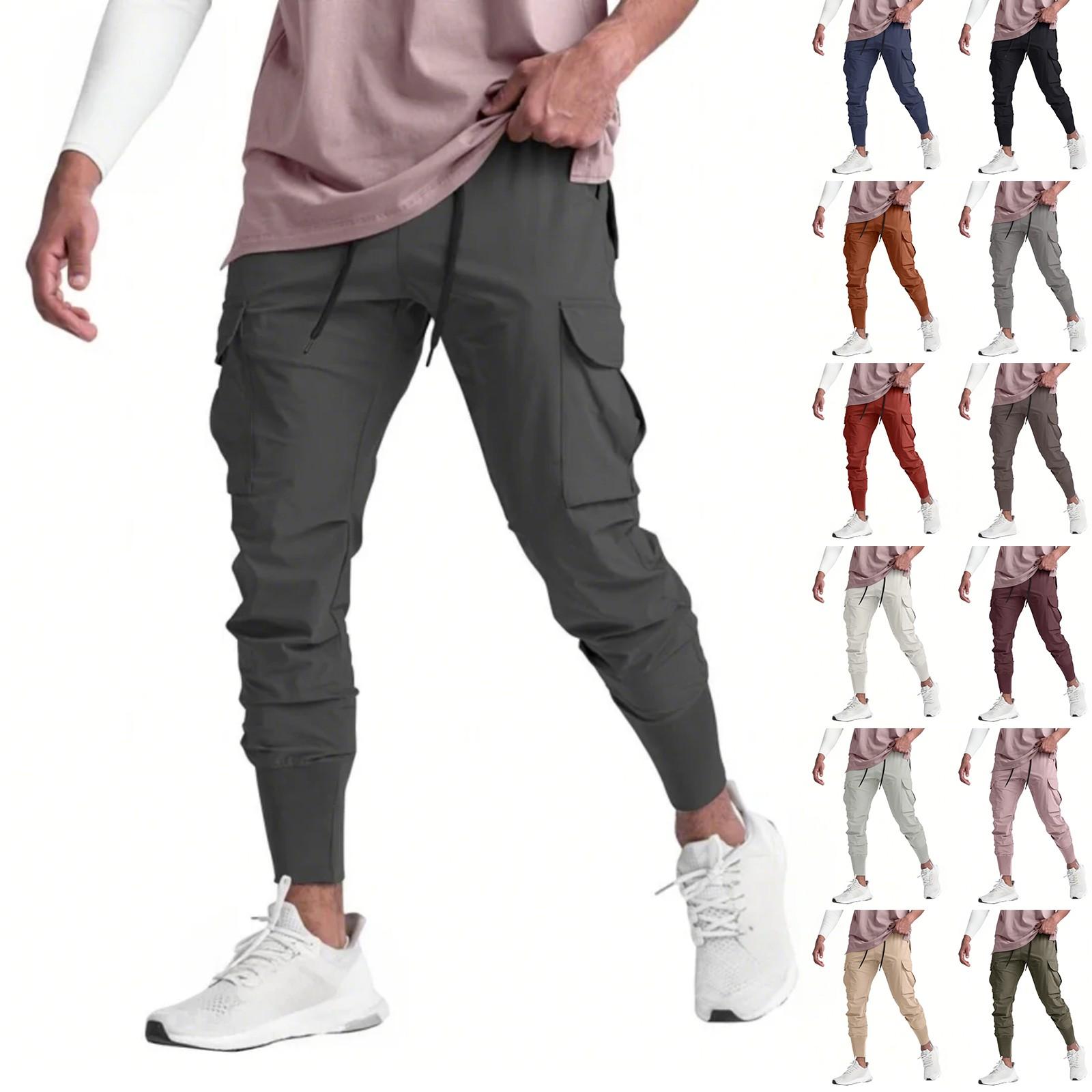 Men s Sports Casual Pants Fitness Elastic Woven Running Training Leg Drawstring Sweatpants S
Men s Sports Casual Pants Fitness Elastic Woven Running Training Leg Drawstring Sweatpants S