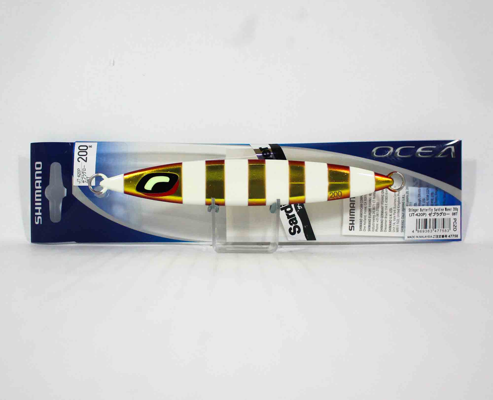 Скидка Shimano JT-420P Металлический джиг Sardine Waver 200 грамм 52T 477613
Скидка Shimano JT-420P Металлический джиг Sardine Waver 200 грамм 52T 477613