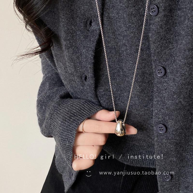 Korean Shiny Water Drop Snake Bone Necklace: Elegant, Simple Design for Women
Korean Shiny Water Drop Snake Bone Necklace: Elegant, Simple Design for Women