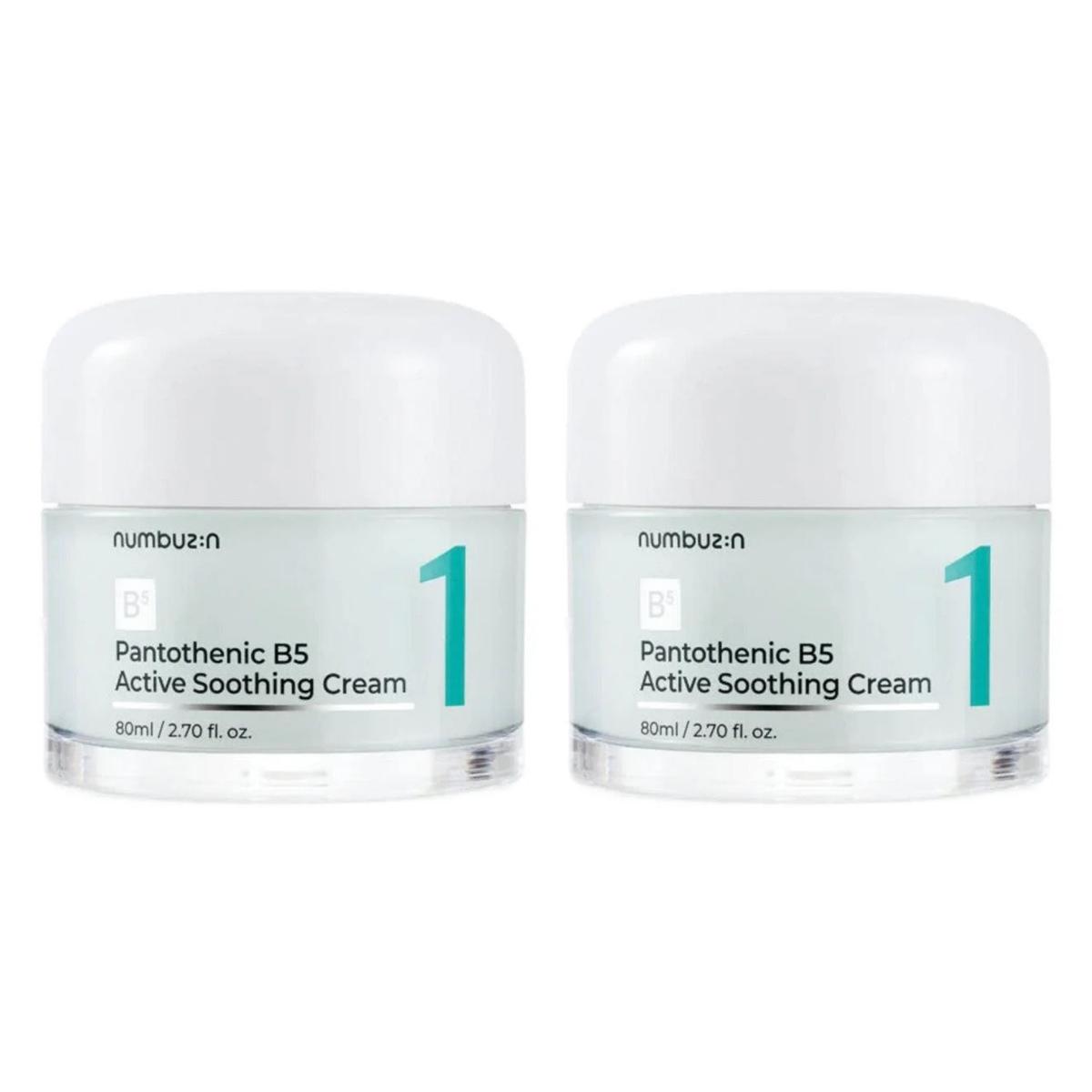 Numbuzin No. 1 Pantothenic B5 Active Soothing Cream Sebum Control Hydrator 80ml x 2 Double Set
Numbuzin No. 1 Pantothenic B5 Active Soothing Cream Sebum Control Hydrator 80ml x 2 Double Set