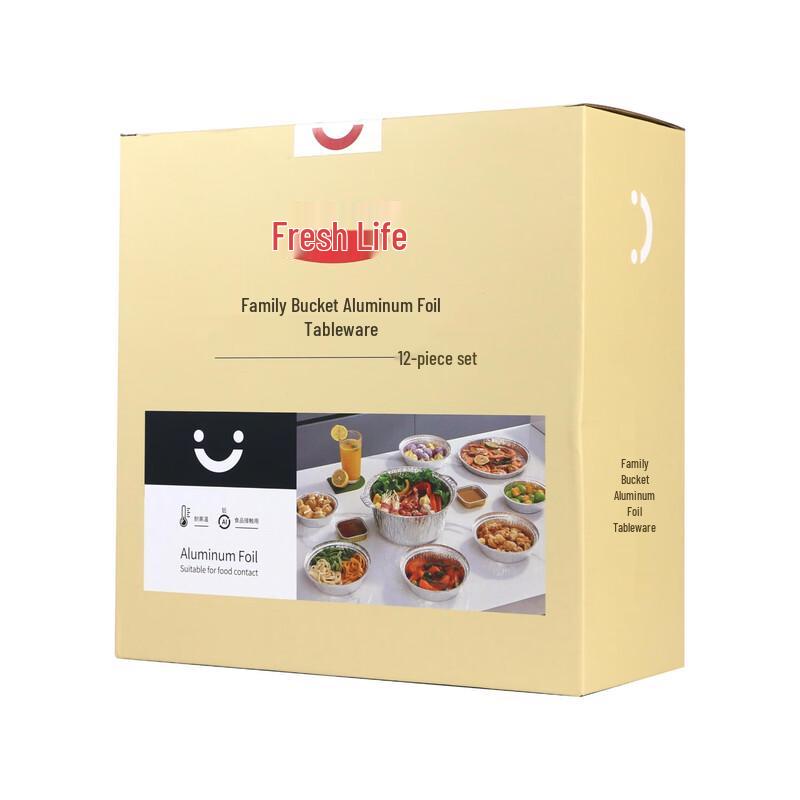Fresh Life Disposable Aluminum Foil Tableware Set
Fresh Life Disposable Aluminum Foil Tableware Set