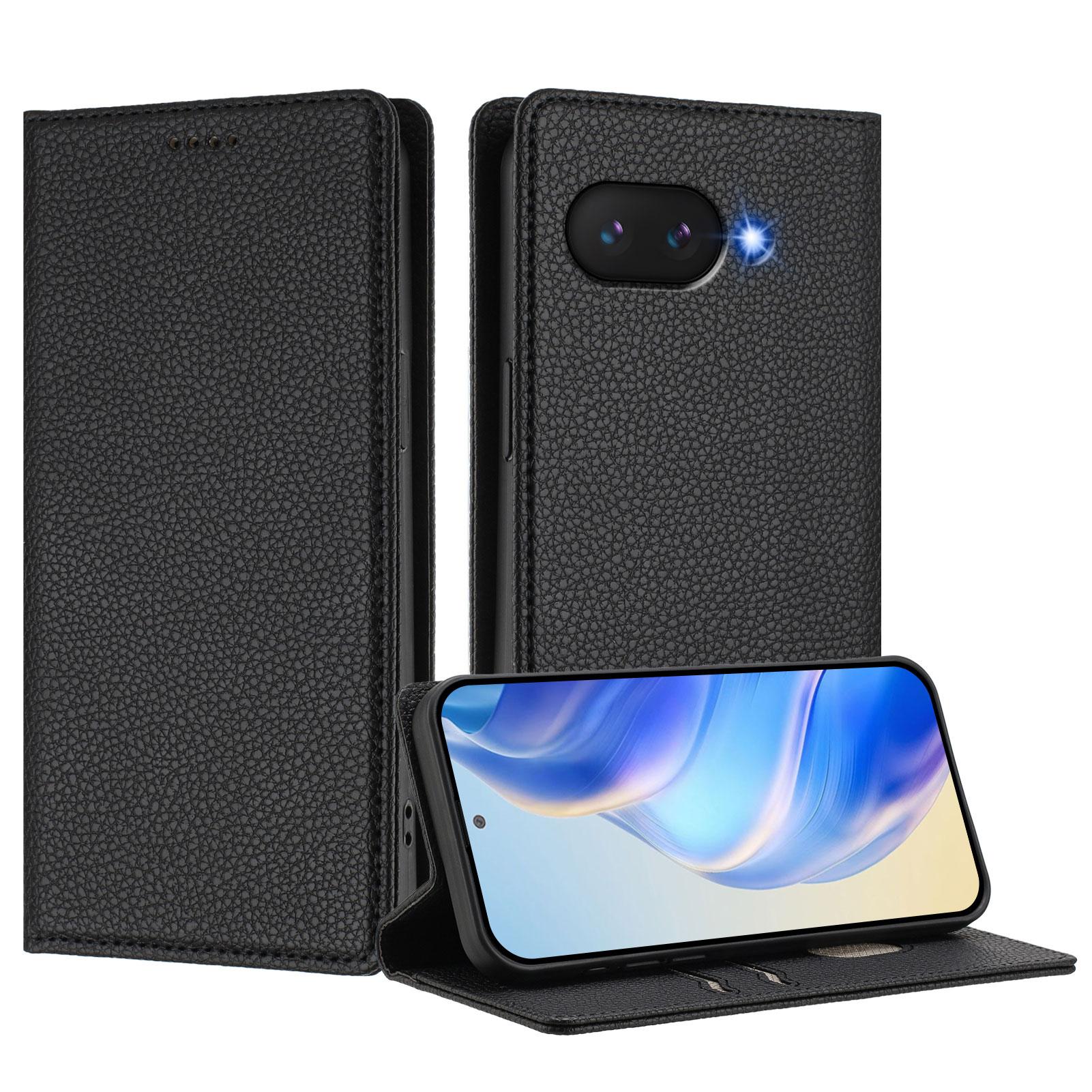 For Google Pixel 9a Wallet Case RFID Blocking Litchi Texture Leather Mobile Cover Black
For Google Pixel 9a Wallet Case RFID Blocking Litchi Texture Leather Mobile Cover Black