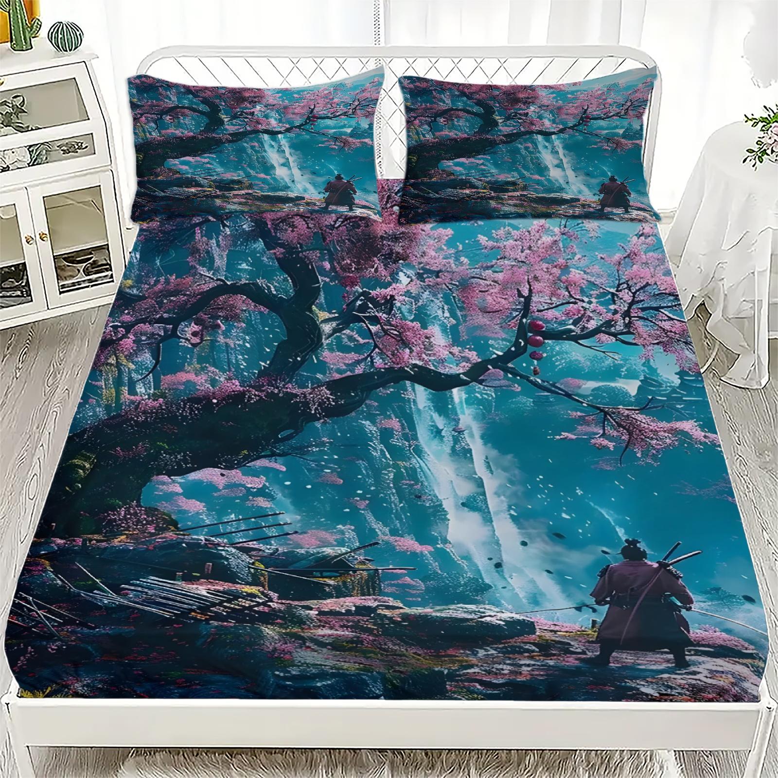 1PC Japanese Style Bed Sheet Soft Digital Print Fitted Sheet Without Pillowcase Bedroom Decor Gift For Birthday Bed Linen 90x200x25cm
1PC Japanese Style Bed Sheet Soft Digital Print Fitted Sheet Without Pillowcase Bedroom Decor Gift For Birthday Bed Linen 90x200x25cm