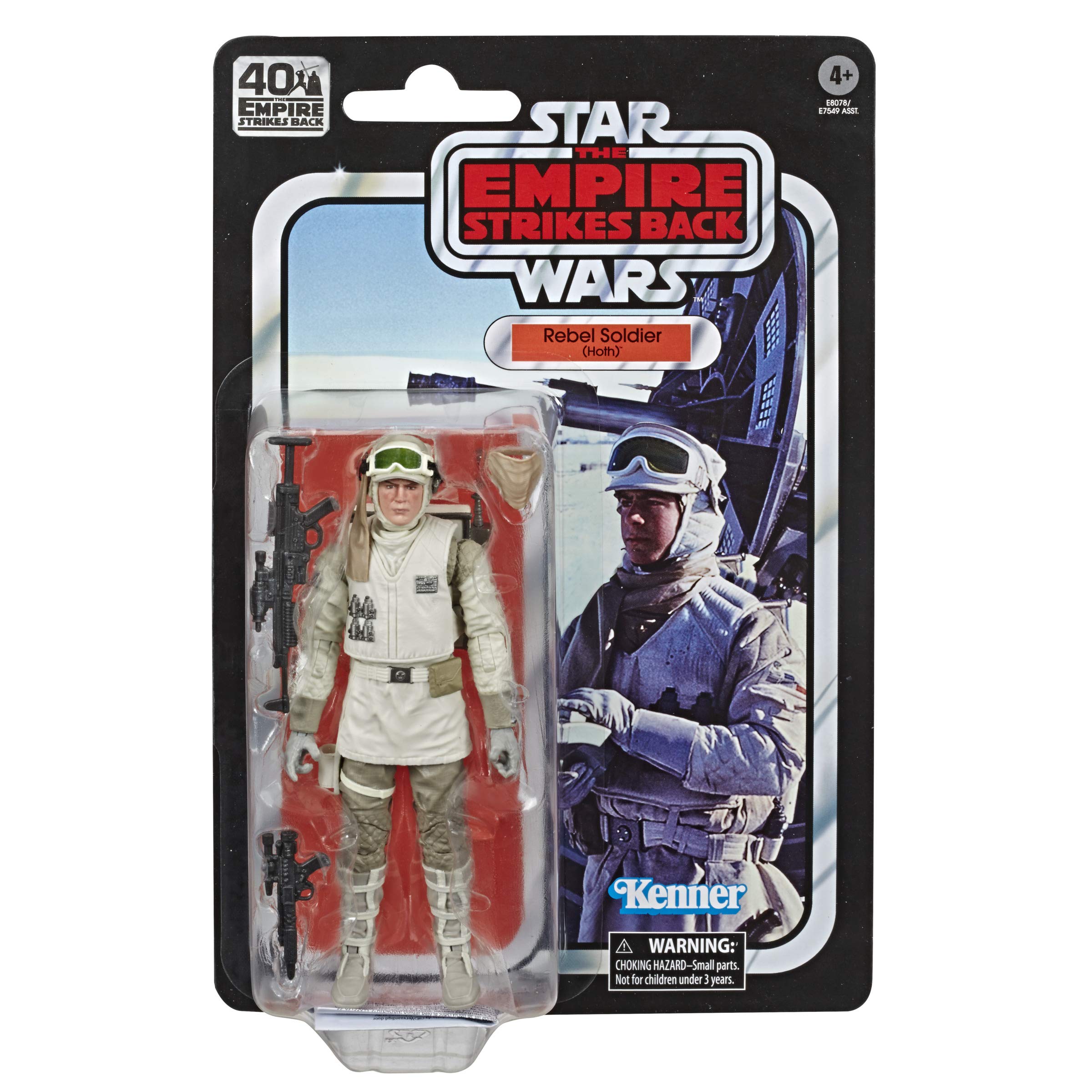 Star Wars The Black Series Rebel Soldier The Empire Strikes Back 40TH Anniversary Collectible Action Figure (Hoth) 6-Inch-Scale чёрный
Star Wars The Black Series Rebel Soldier The Empire Strikes Back 40TH Anniversary Collectible Action Figure (Hoth) 6-Inch-Scale чёрный