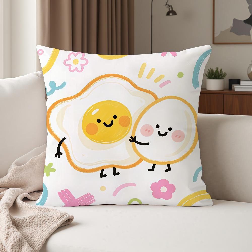 Fun Fried Egg Cute Pillow Case Suitable For Bedrooms Living Rooms Cars Home Decoration 30cmx30cm
Fun Fried Egg Cute Pillow Case Suitable For Bedrooms Living Rooms Cars Home Decoration 30cmx30cm