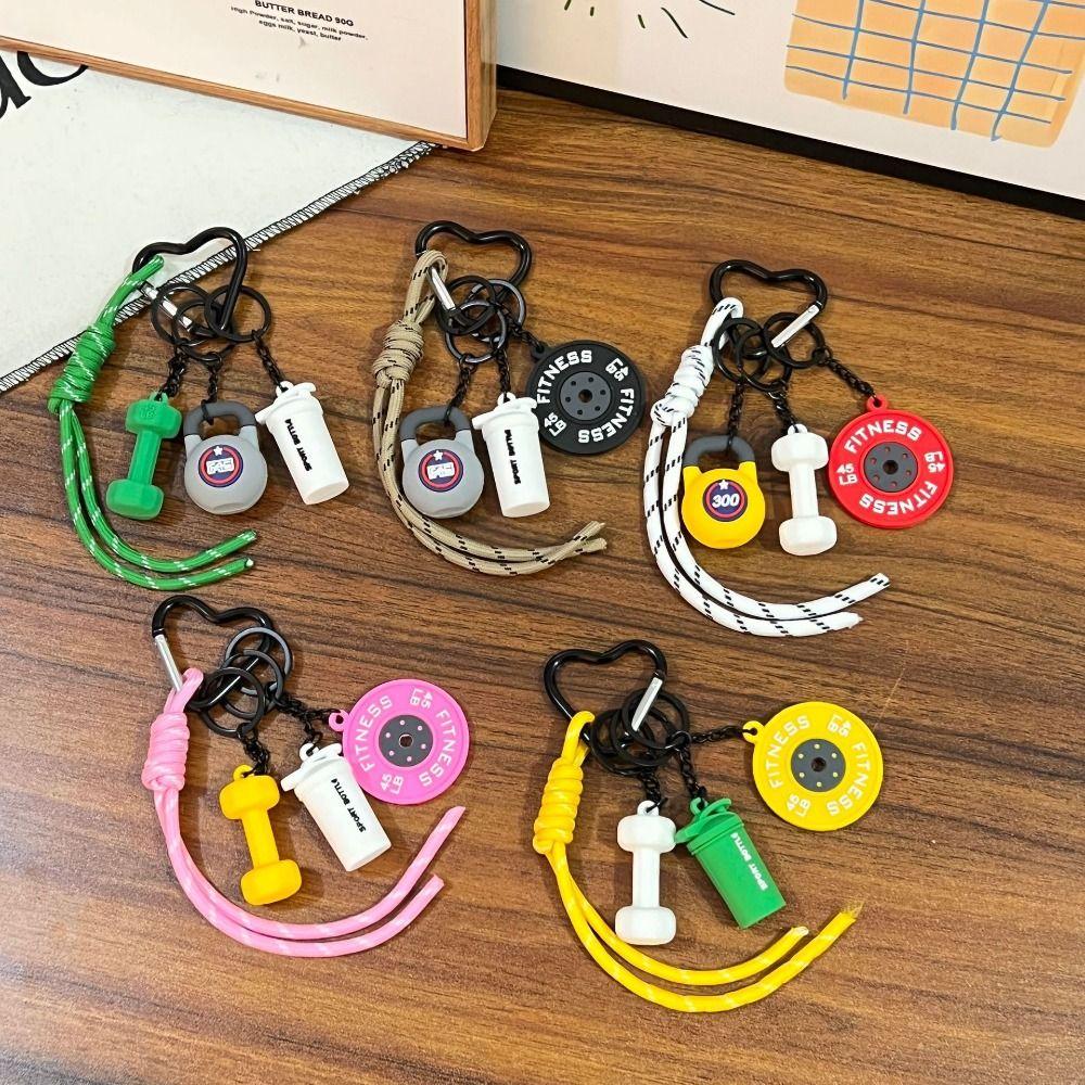 Mini Fitness Series Pendant Kettlebells Simulation Dumbbells Keyring Bodybuilder Style 1
Mini Fitness Series Pendant Kettlebells Simulation Dumbbells Keyring Bodybuilder Style 1