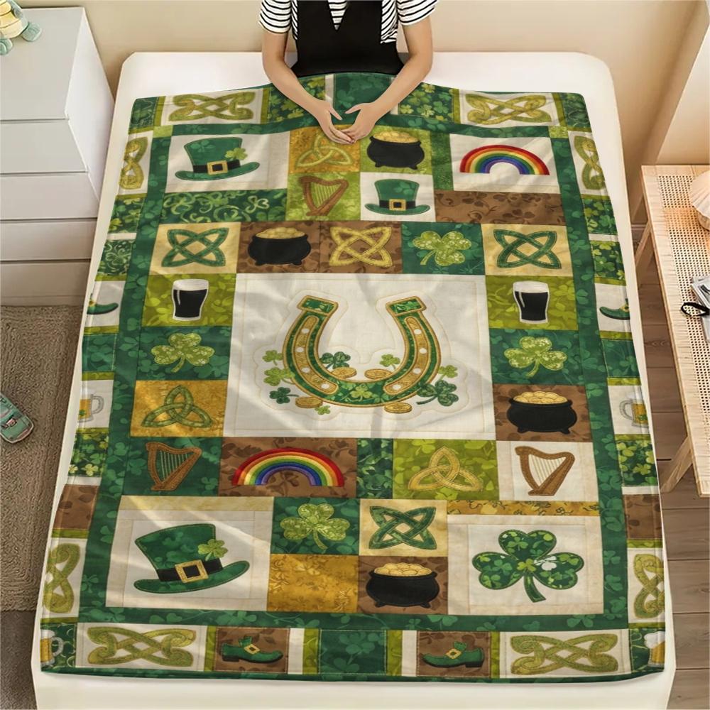 1Pc St.Patrick s Day Print Flannel Blanket, High quality Comfortable for All Seasons, Home Decor, Warmth and Comfort, Perfect for Christmas Gifts W72 80cm x 120cm
1Pc St.Patrick s Day Print Flannel Blanket, High quality Comfortable for All Seasons, Home Decor, Warmth and Comfort, Perfect for Christmas Gifts W72 80cm x 120cm