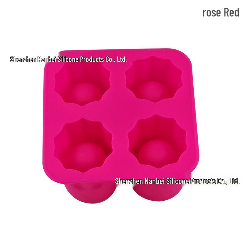 Silicone 4-Hole Ice Cube Tray for Whiskey and Summer Drinks рожевий червоний колір
Silicone 4-Hole Ice Cube Tray for Whiskey and Summer Drinks рожевий червоний колір