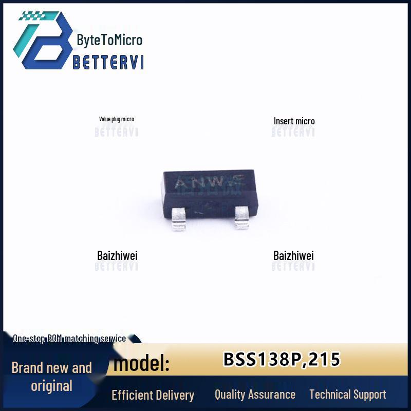 BSS138P,215 60V/360mA SOT-23 N-channel MOSFET
BSS138P,215 60V/360mA SOT-23 N-channel MOSFET