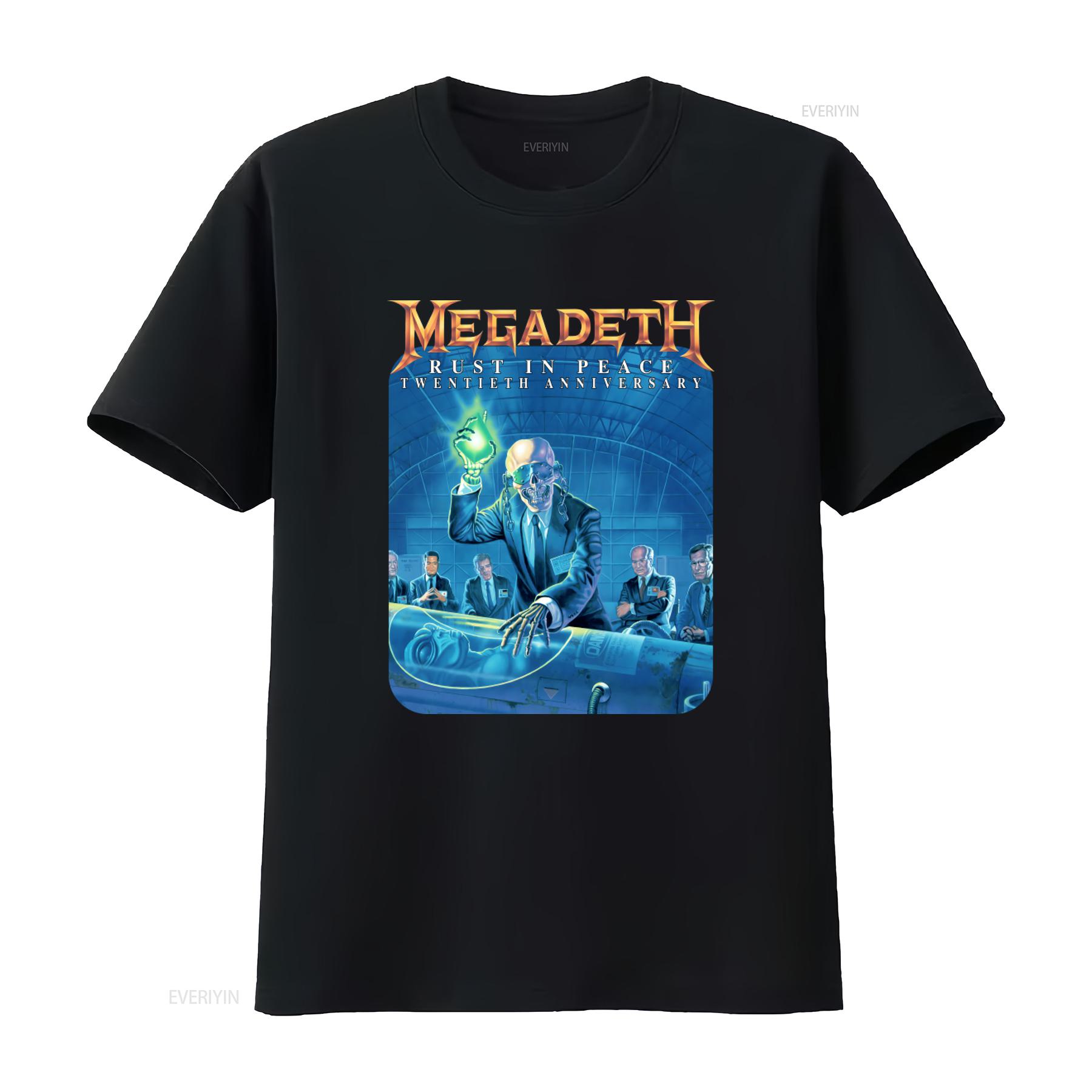Mega deth Rust In Peace Twentieth Anniversary T Shirt Rock Band Tribute vintage Washed Unisex graphic Versatile streetwear 4XL
Mega deth Rust In Peace Twentieth Anniversary T Shirt Rock Band Tribute vintage Washed Unisex graphic Versatile streetwear 4XL