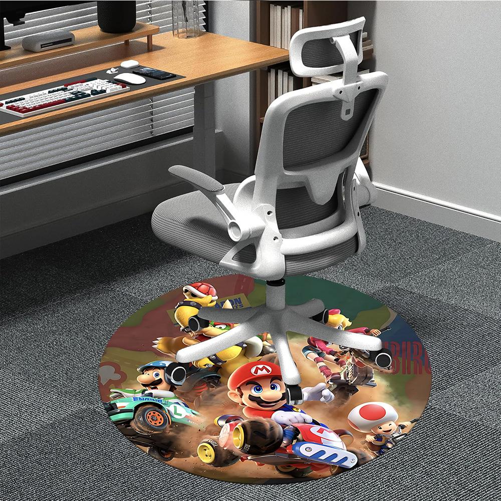 1pc Mario Kart Chair Carpet for Office Non-Slip, Soft & Comfortable, Carpet for Office, Gaming, Lightweight Round Floor Mat yy251021005 80cm by 80cm
1pc Mario Kart Chair Carpet for Office Non-Slip, Soft & Comfortable, Carpet for Office, Gaming, Lightweight Round Floor Mat yy251021005 80cm by 80cm