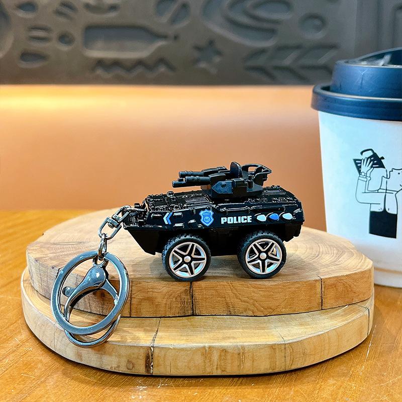 Creative Military Police Car Toy Keychain Pendant Simulation Tank Car Fun Pull Back Car Stress Relief Toy Bag Hanging Small Gift
Creative Military Police Car Toy Keychain Pendant Simulation Tank Car Fun Pull Back Car Stress Relief Toy Bag Hanging Small Gift