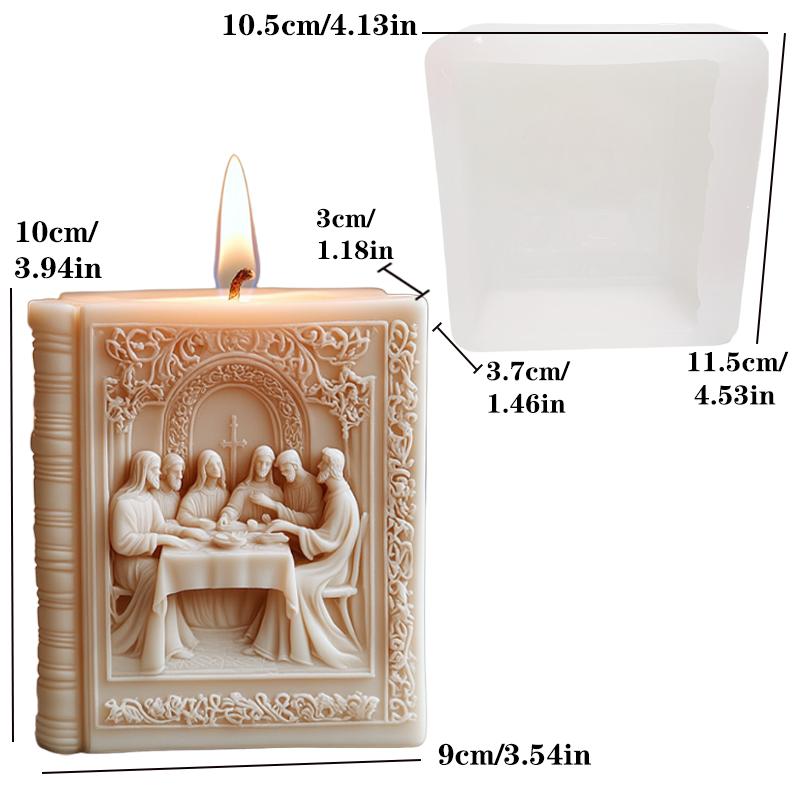 2D/3D рельєфна обкладинка для Біблії, свічка, силіконова форма, статуя сім ї Ісуса, скульптура, рельєф, прикраса у формі книги, форми для смоли, гіпсу
2D/3D рельєфна обкладинка для Біблії, свічка, силіконова форма, статуя сім ї Ісуса, скульптура, рельєф, прикраса у формі книги, форми для смоли, гіпсу