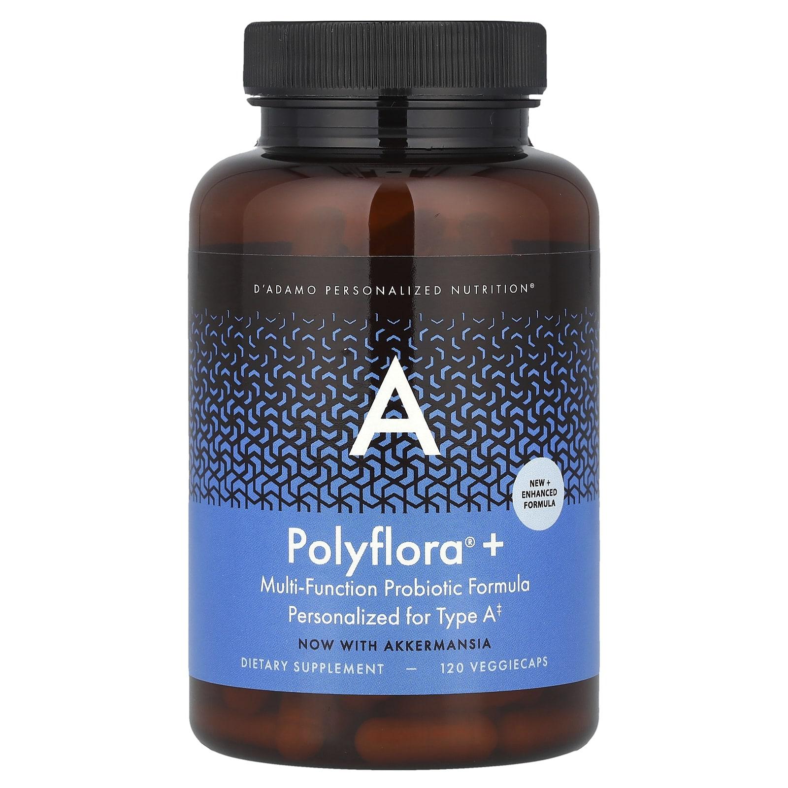 D adamo, Polyflora® + A, Multifunctional Probiotic Formula, 120 Veggie Capsules
D adamo, Polyflora® + A, Multifunctional Probiotic Formula, 120 Veggie Capsules