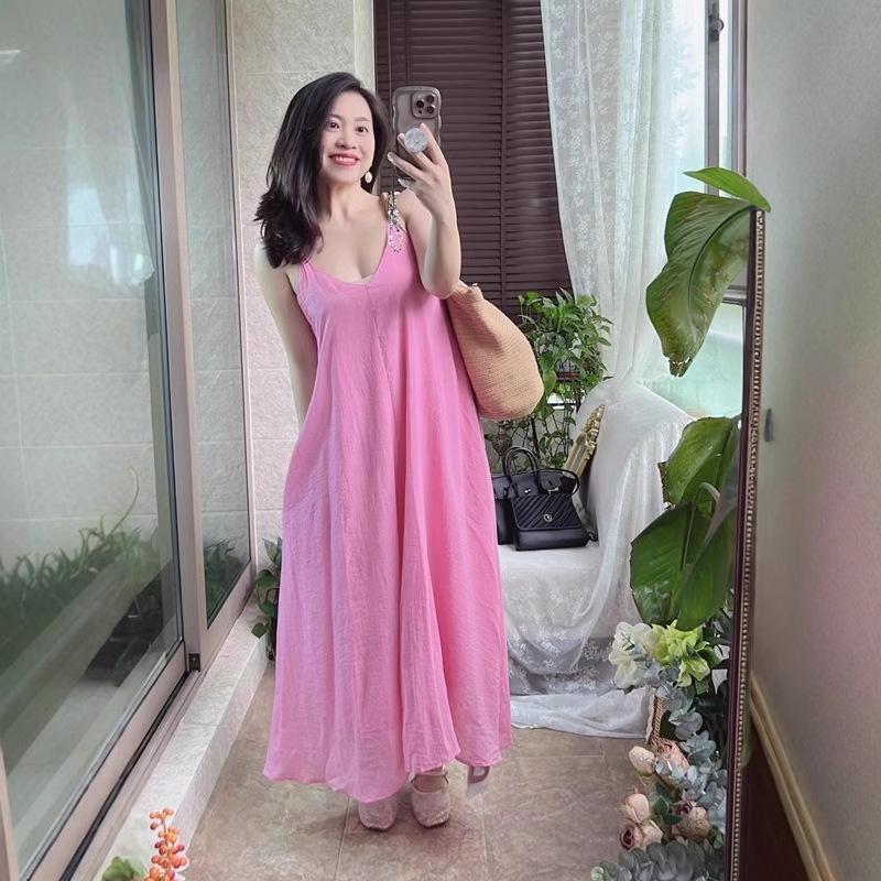 Pink Fairy Sling Dress - Women’s 2025 French Style Summer Long Dress S (Premium)
Pink Fairy Sling Dress - Women’s 2025 French Style Summer Long Dress S (Premium)