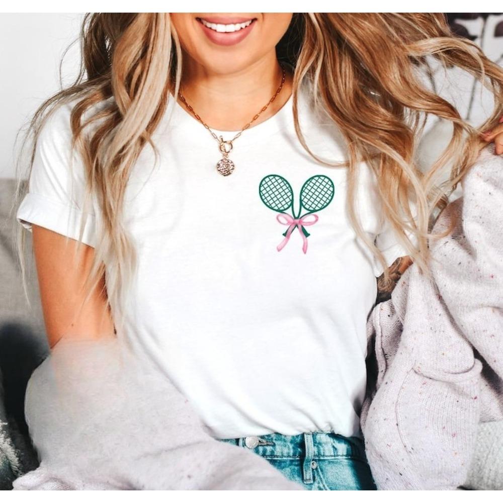 Tennis Coquette Shirt Tennis Enthusiast Women Tshirt Game Day Sports Shirt Fashionable Casual Summer Round Neck Short Sleeve ... 5XL різнокольоровий
Tennis Coquette Shirt Tennis Enthusiast Women Tshirt Game Day Sports Shirt Fashionable Casual Summer Round Neck Short Sleeve ... 5XL різнокольоровий