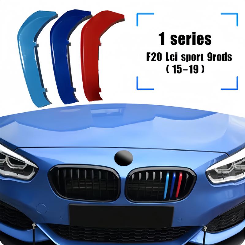 3PCS ABS Tri-colour Car Racing Grills Trim Strips For BMW 1 Series E81 E82 E87 E88 F20 F40 M-Power Styling Exterior Accessories
3PCS ABS Tri-colour Car Racing Grills Trim Strips For BMW 1 Series E81 E82 E87 E88 F20 F40 M-Power Styling Exterior Accessories