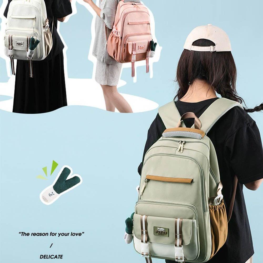Waterproof Student School Bag Capacity Schoolbag Multi-function Backpack Women Men світло-синій колір
Waterproof Student School Bag Capacity Schoolbag Multi-function Backpack Women Men світло-синій колір