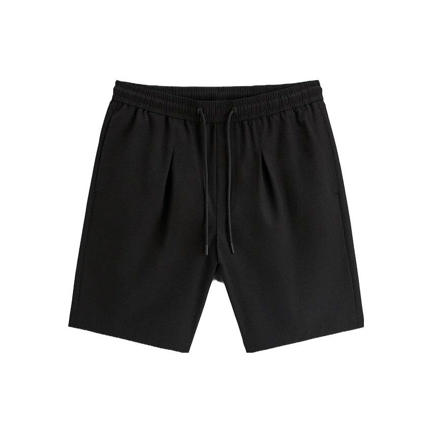 Zara Solid Color Mid Waist Tie Straight Casual Shorts Men shorts Black 07380307800-34 S
Zara Solid Color Mid Waist Tie Straight Casual Shorts Men shorts Black 07380307800-34 S