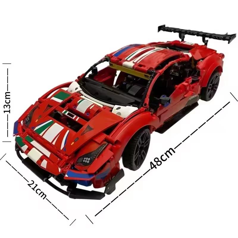 Technical 1677PCS 488GTE Collectible Champion GT Race Car Building Blocks 42125 Series Detailed Display Model Vehicle Decor Gift No Original Box
Technical 1677PCS 488GTE Collectible Champion GT Race Car Building Blocks 42125 Series Detailed Display Model Vehicle Decor Gift No Original Box