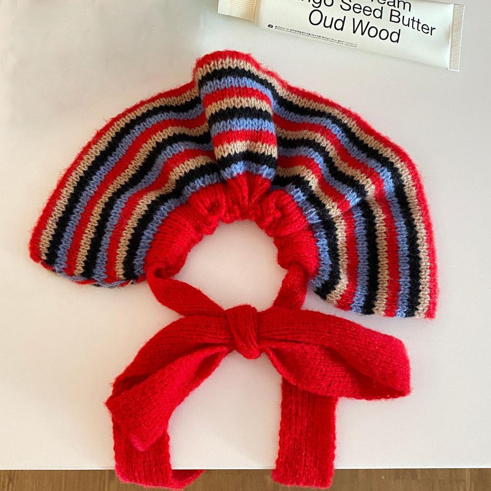 Creative Gift Contrasting Color Knitted Large Hair Band Large Knitting High Ponytail Holder Vintage Handmade Hairband красный
Creative Gift Contrasting Color Knitted Large Hair Band Large Knitting High Ponytail Holder Vintage Handmade Hairband красный