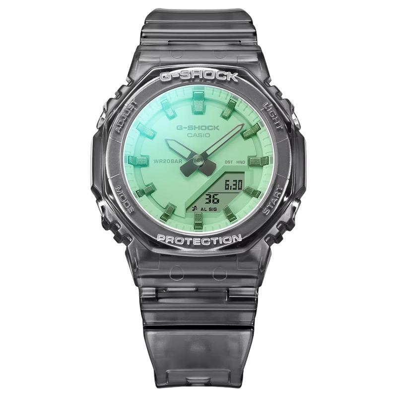 CASIO P2100SR series 200 meters waterproof fashion world time Quartz resin strap women s watch green dial GMA-P2100SR-1A зелёный
CASIO P2100SR series 200 meters waterproof fashion world time Quartz resin strap women s watch green dial GMA-P2100SR-1A зелёный