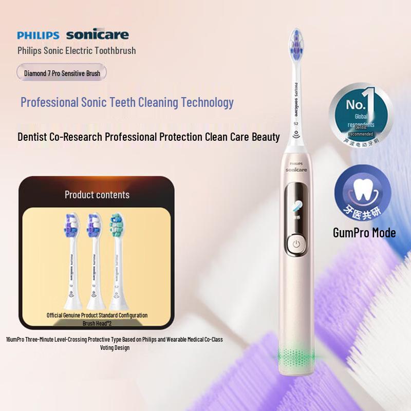 Philips DiamondClean 7 Series Pro Sonic Electric Toothbrush CN plug (adapter included)
Philips DiamondClean 7 Series Pro Sonic Electric Toothbrush CN plug (adapter included)