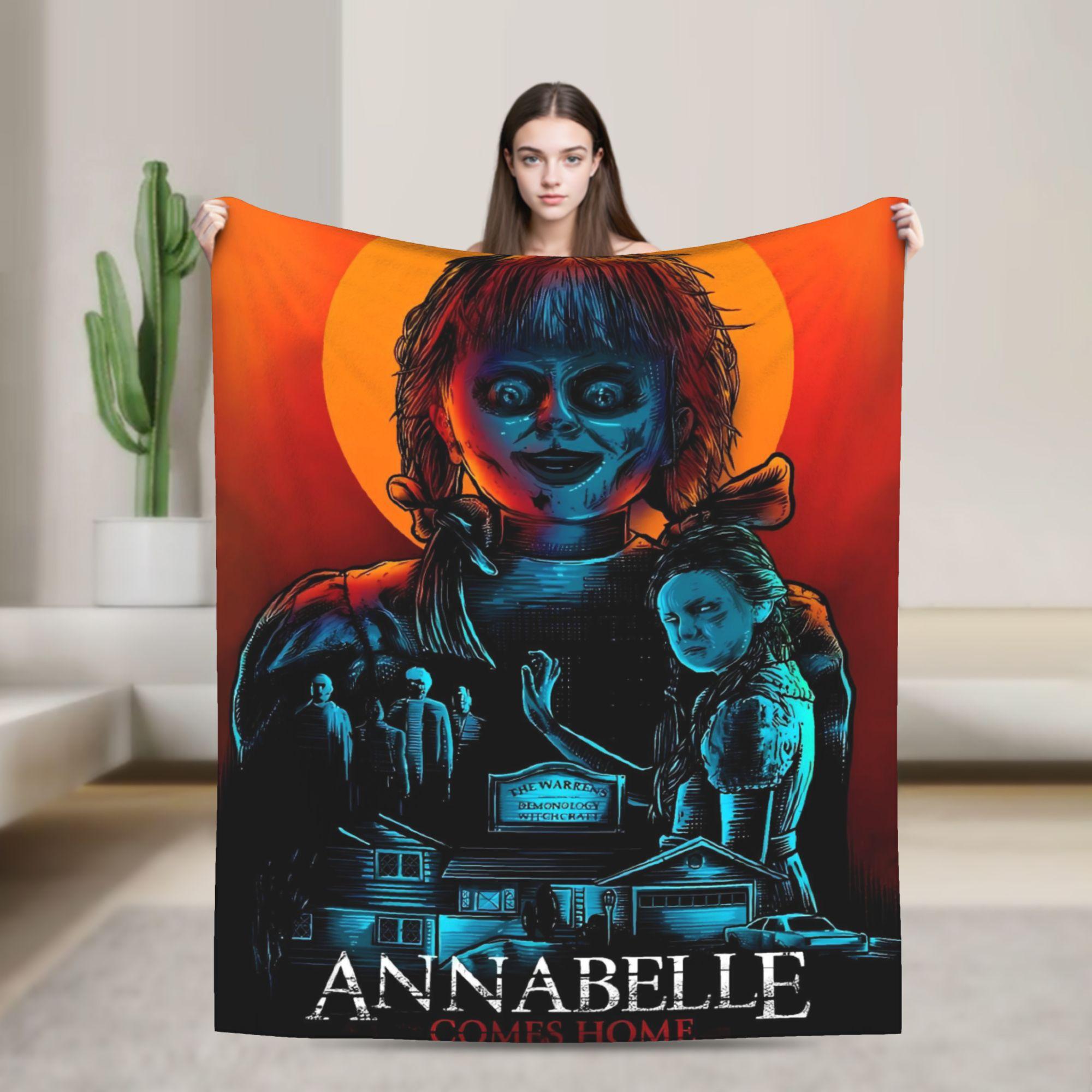 The Conjuring Red Annabelle Photo Flannel Blanket Warm Soft Throw Blanket for Couch Chair Travel Office Bedspread Sofa Bed Cover 130x150cm
The Conjuring Red Annabelle Photo Flannel Blanket Warm Soft Throw Blanket for Couch Chair Travel Office Bedspread Sofa Bed Cover 130x150cm