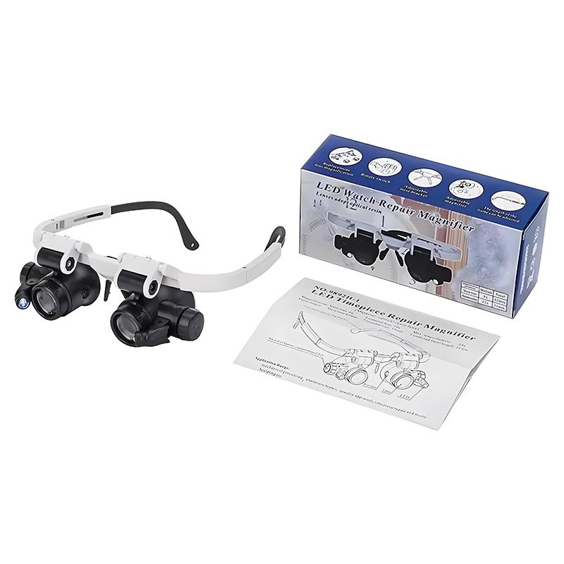 8 15 23X Magnifying Glass Jeweler Watchmaker Repair Tool Kit With LED Light Telescopic Magnifier Glasses Reading Loupes Eyewear
8 15 23X Magnifying Glass Jeweler Watchmaker Repair Tool Kit With LED Light Telescopic Magnifier Glasses Reading Loupes Eyewear