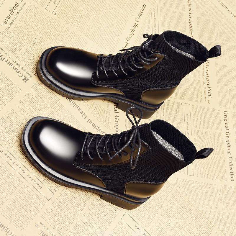 Inner heightening Martin boots women s shoes spring and autumn single boots high heels spring new small short boots 33
Inner heightening Martin boots women s shoes spring and autumn single boots high heels spring new small short boots 33
