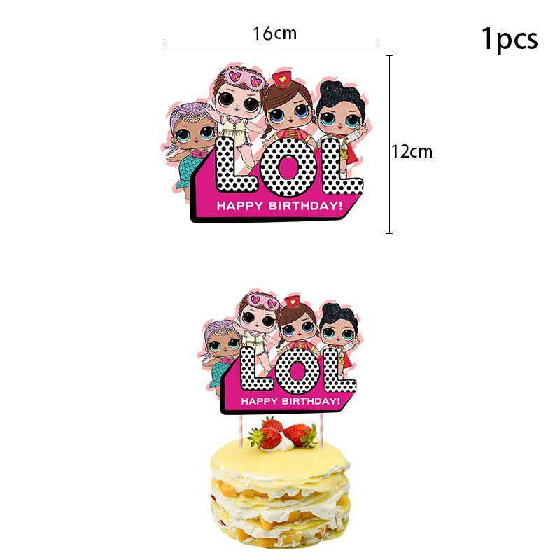 Theme Lol Party Supplies Birthday Decorations Balloons Inserts Kids Girls Favors 1Pcs-Cake Topper
Theme Lol Party Supplies Birthday Decorations Balloons Inserts Kids Girls Favors 1Pcs-Cake Topper