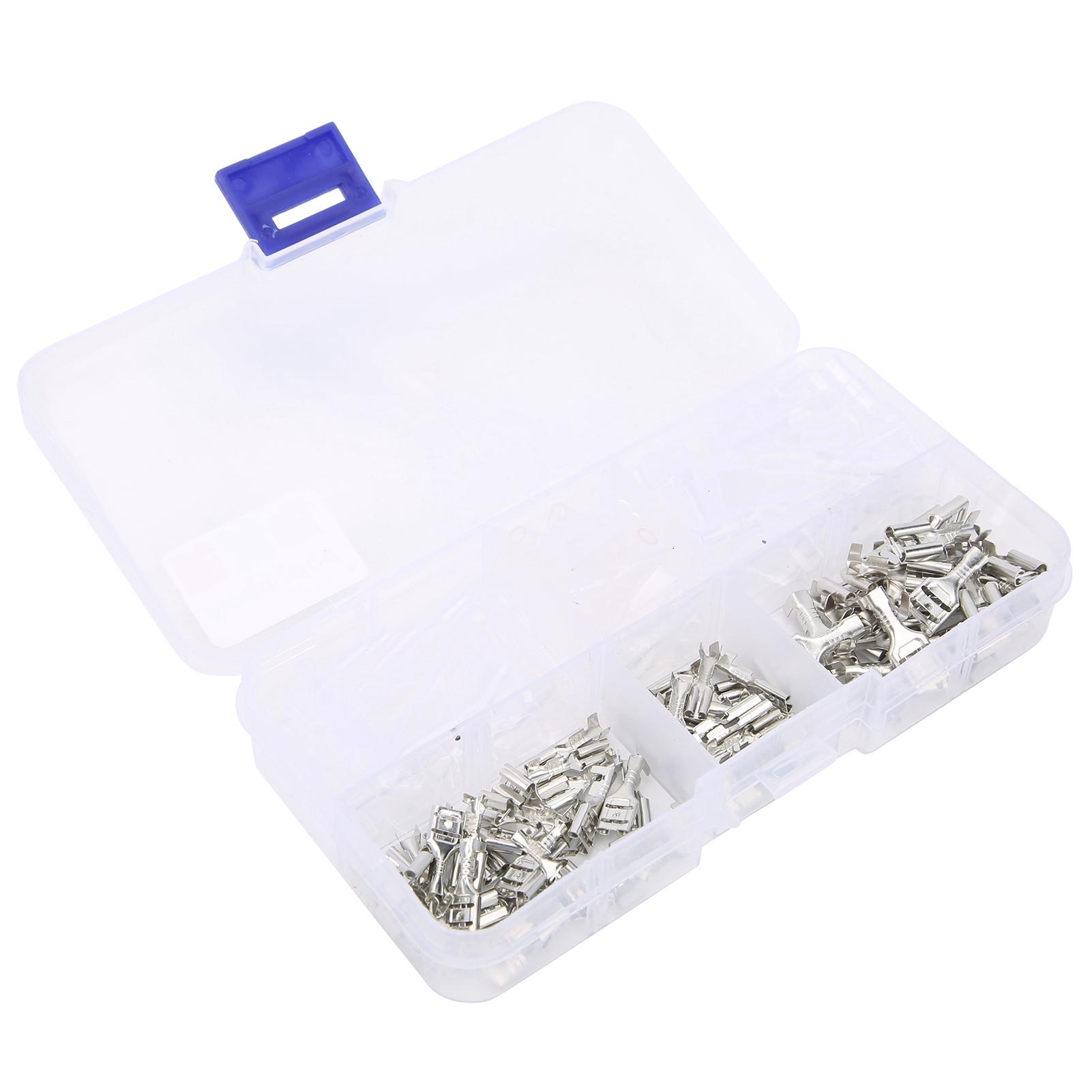 150pcs 2.8 4.8 6.3mm Insulated Crimp Terminals Electrical Wire Connectors Assortment Kit
150pcs 2.8 4.8 6.3mm Insulated Crimp Terminals Electrical Wire Connectors Assortment Kit