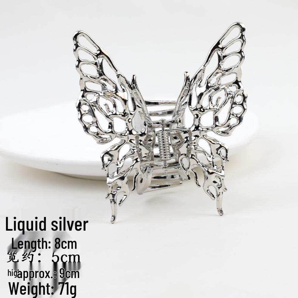 Металлическая заколка-бабочка для волос 2023 - Большая заколка-краб для пучка для японских и корейских женщин серебряный
Металлическая заколка-бабочка для волос 2023 - Большая заколка-краб для пучка для японских и корейских женщин серебряный