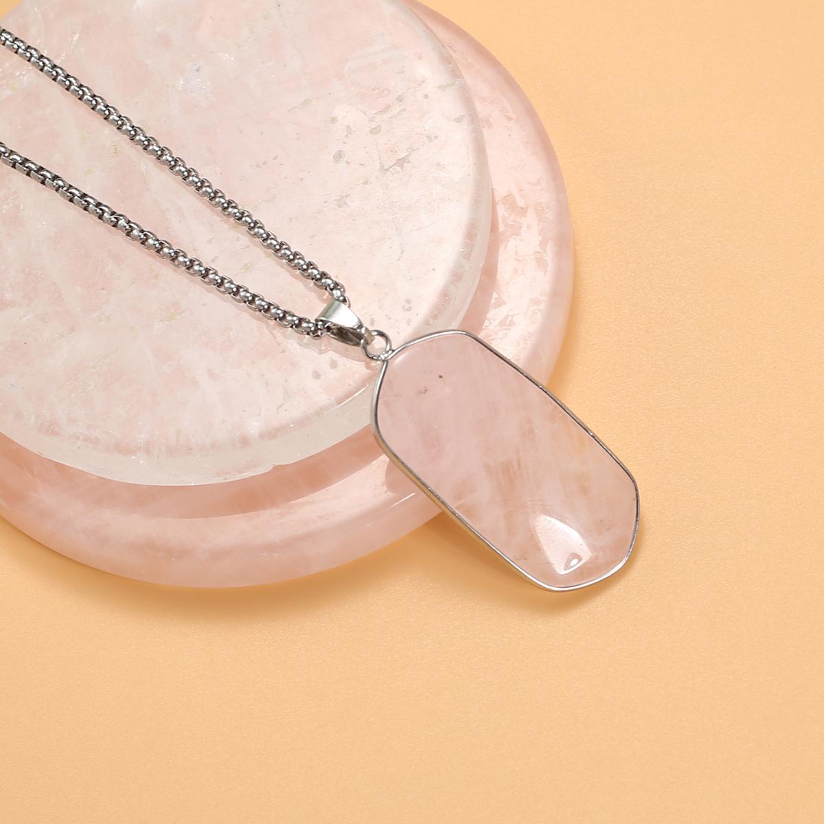 Новый стиль ожерелье натуральный камень аметист/агаты прямоугольное ожерелье с подвеской для подарка на день рождения цепочки 60 см Rose Quartz/43x22mm
Новый стиль ожерелье натуральный камень аметист/агаты прямоугольное ожерелье с подвеской для подарка на день рождения цепочки 60 см Rose Quartz/43x22mm