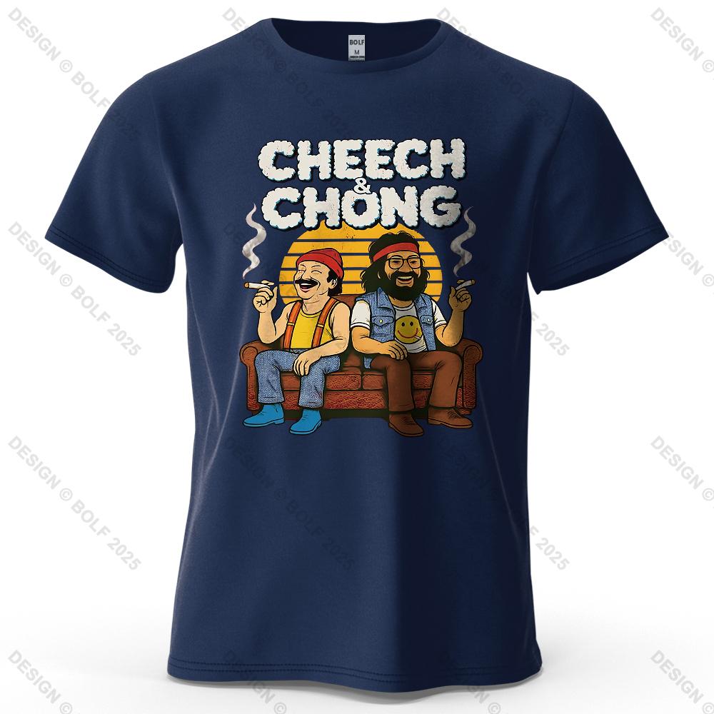 Чоловіча футболка з мультяшним принтом CHEECH & CHONG 100% бавовна Оверсайз Ретро Смішні Графічні Футболки для Жінок Топи Футболки Вуличний одяг L
Чоловіча футболка з мультяшним принтом CHEECH & CHONG 100% бавовна Оверсайз Ретро Смішні Графічні Футболки для Жінок Топи Футболки Вуличний одяг L