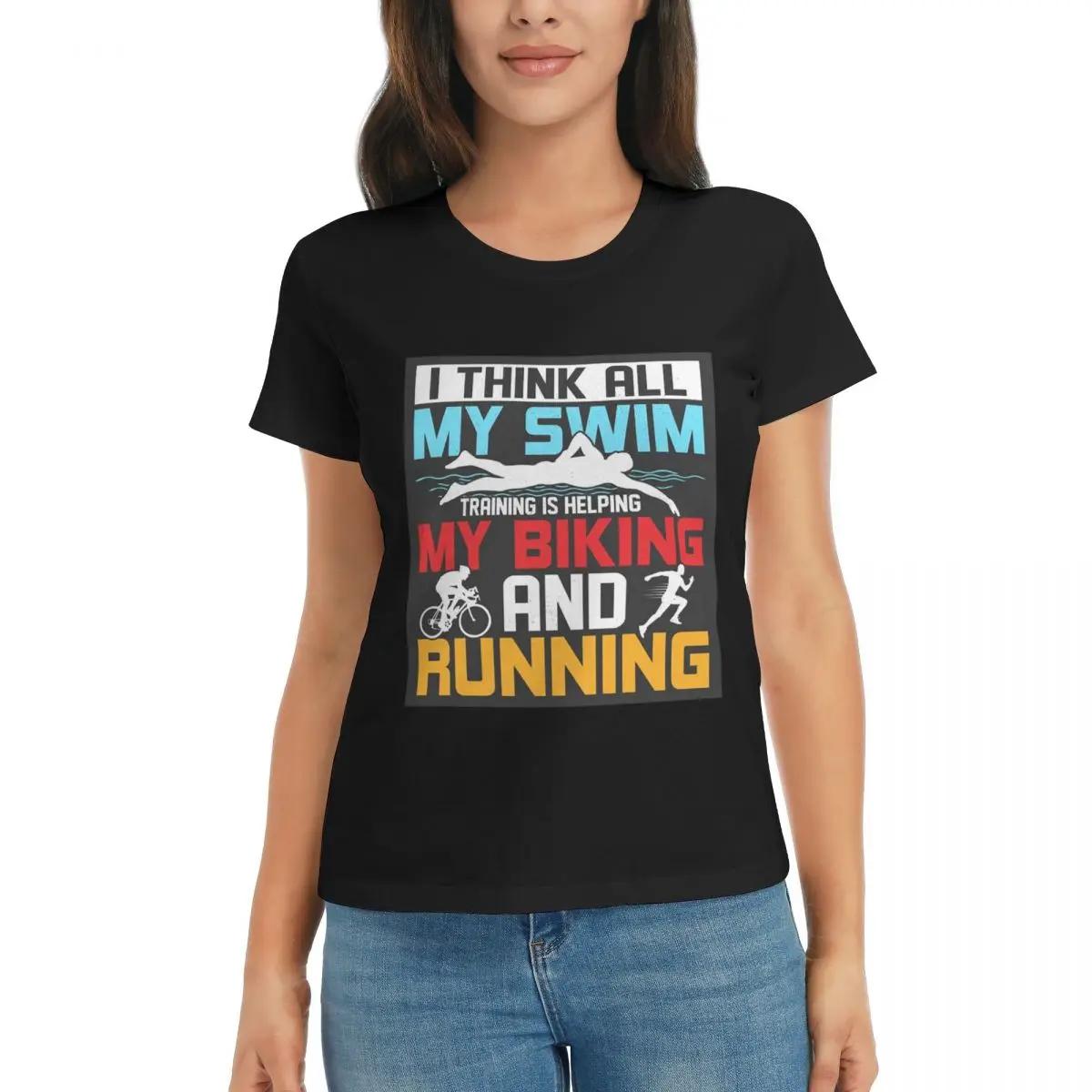 Women TShirt Triathlon Swimming Cycling Running Summer Short Sleeve Tees Crew Neck Cotton T Shirts Clothes Tops Streetwear 4XL
Women TShirt Triathlon Swimming Cycling Running Summer Short Sleeve Tees Crew Neck Cotton T Shirts Clothes Tops Streetwear 4XL
