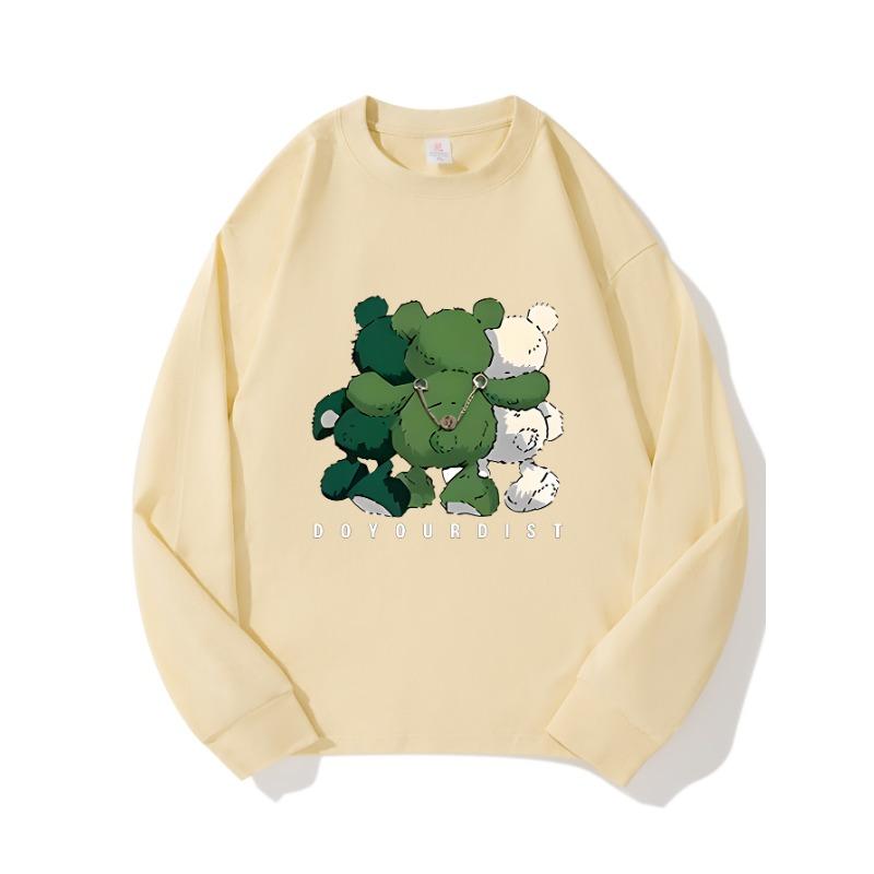 Осенняя одежда с трехцветным медведем, длинный рукав, чистый хлопок, новый мужской и женский топ, весенний внутренний слой, базовая рубашка, футболка с круглым вырезом и длинными рукавами XXL бежевый
Осенняя одежда с трехцветным медведем, длинный рукав, чистый хлопок, новый мужской и женский топ, весенний внутренний слой, базовая рубашка, футболка с круглым вырезом и длинными рукавами XXL бежевый