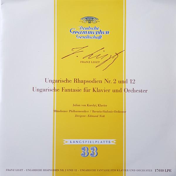 10inch Record FRANZ LISZT JULIAN VON KAROLYI Ungarische Rhapsodien Nr. 2 Und 12 LPE17010 Deutsche Grammo 1954 Germany Classical Used
10inch Record FRANZ LISZT JULIAN VON KAROLYI Ungarische Rhapsodien Nr. 2 Und 12 LPE17010 Deutsche Grammo 1954 Germany Classical Used