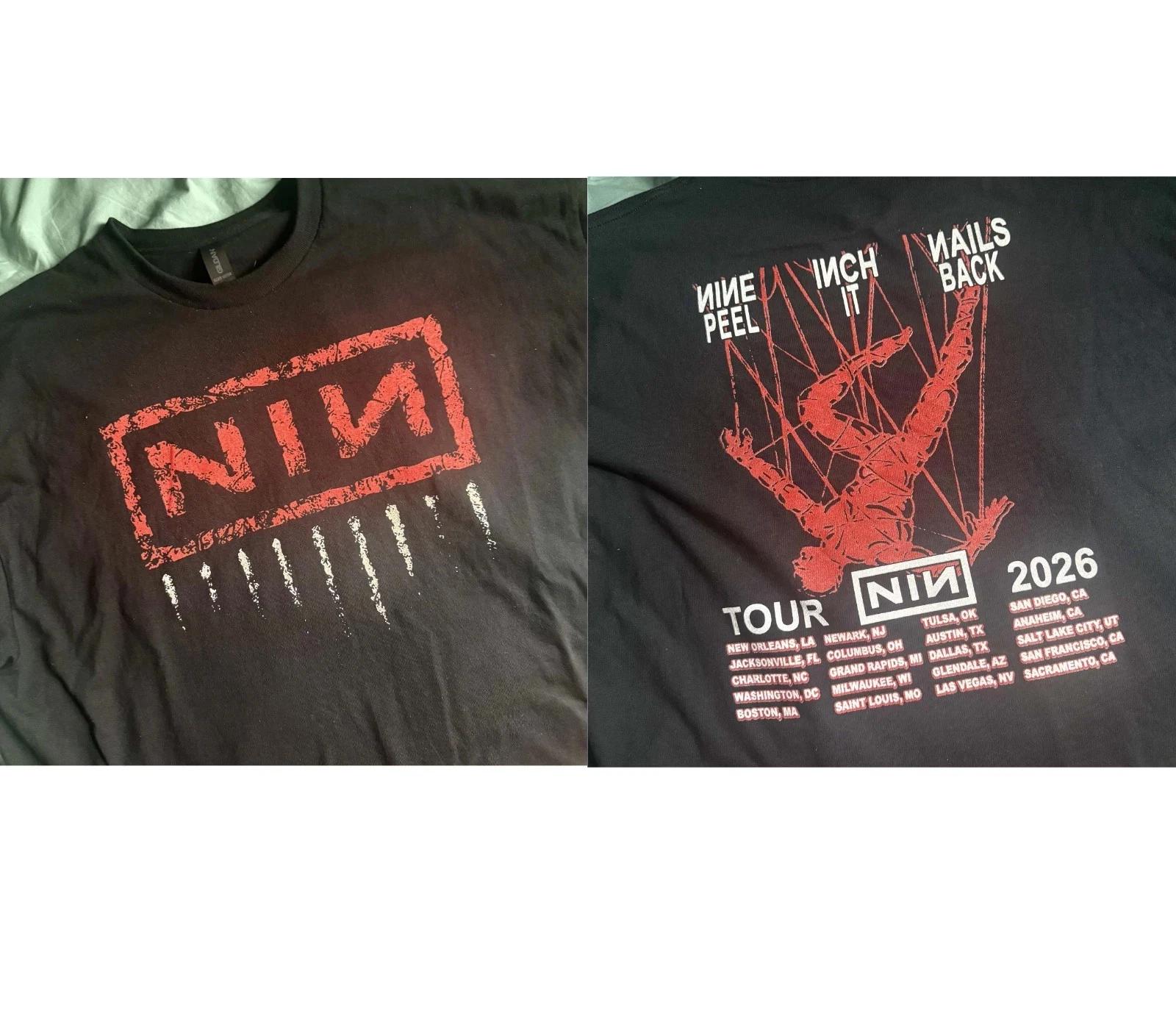 New!!! NIN Nine Inch Nails 2026 Peel It Back Tour T-Shirt1 M
New!!! NIN Nine Inch Nails 2026 Peel It Back Tour T-Shirt1 M