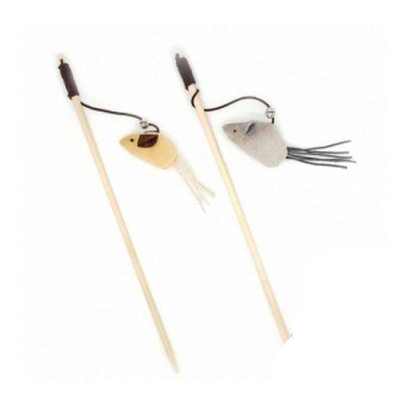 Catnip Rat Bell Fishing Rod
Catnip Rat Bell Fishing Rod
