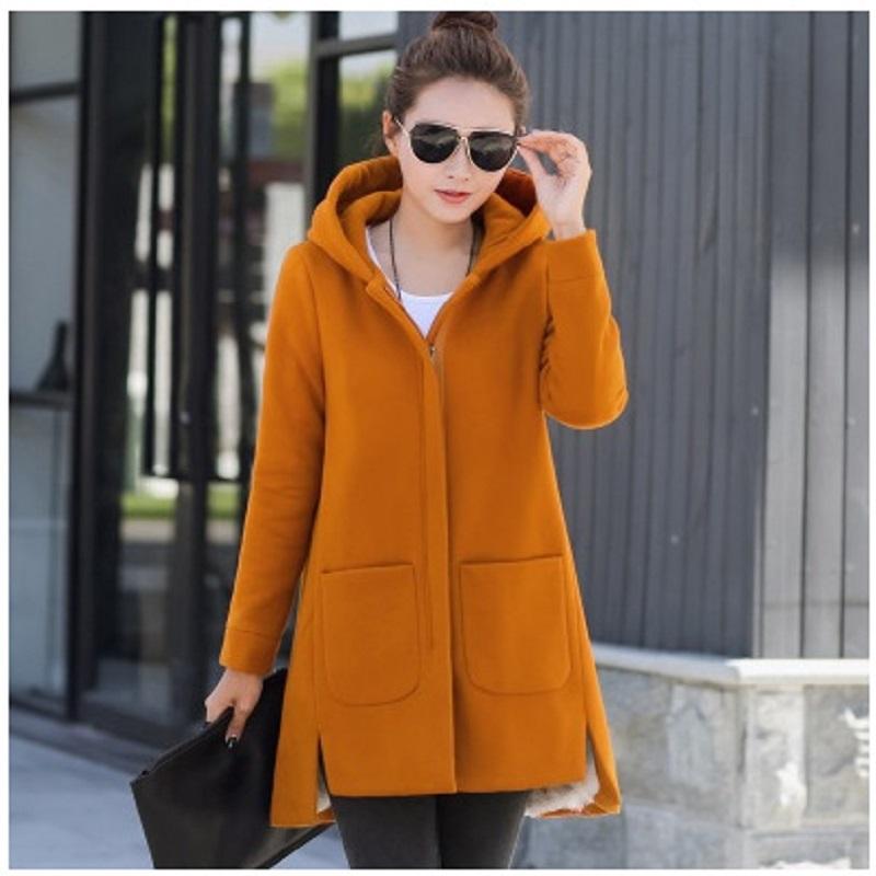 Весняно-осінній корейський варіант плащу Thickened Plus Velvet Hooded Sweater Жіночий вільний кардиган середньої довжини з довгими рукавами XS жовтий
Весняно-осінній корейський варіант плащу Thickened Plus Velvet Hooded Sweater Жіночий вільний кардиган середньої довжини з довгими рукавами XS жовтий