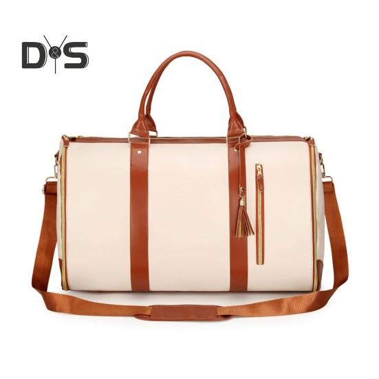 Складна дорожня сумка з кількома відділеннями. Водонепроникна штучна шкіра. Захищена ручна сумка з ручкою та плечовим ременем. Незморшкувата сумка. білий
Складна дорожня сумка з кількома відділеннями. Водонепроникна штучна шкіра. Захищена ручна сумка з ручкою та плечовим ременем. Незморшкувата сумка. білий