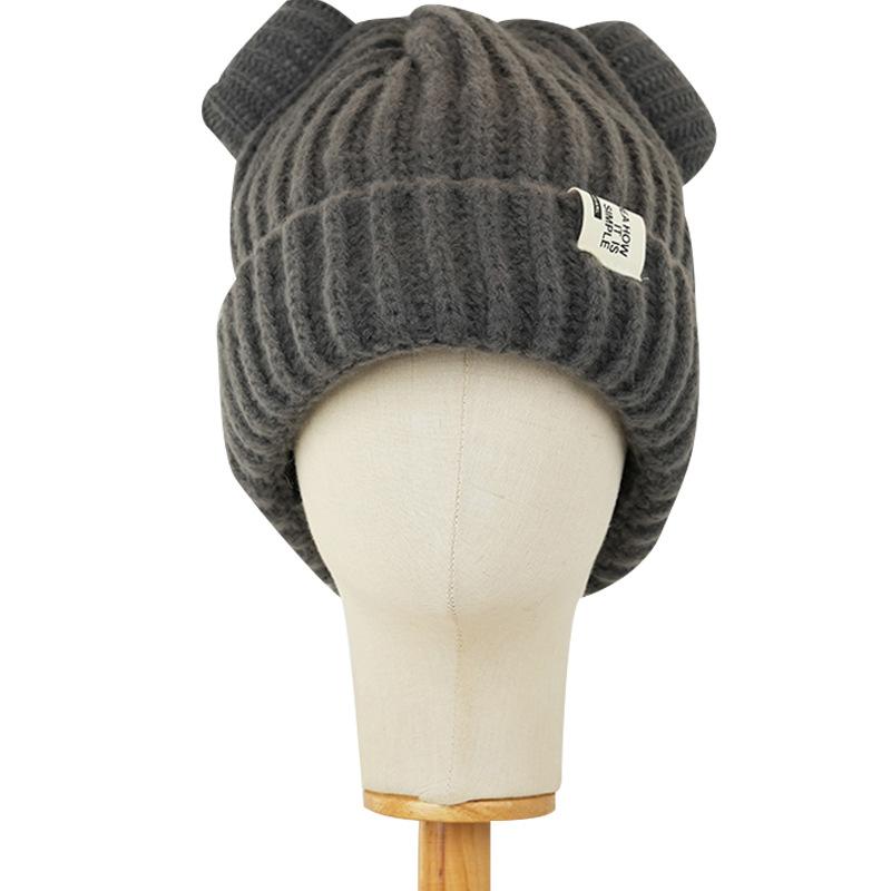 Knitted Hat Women s Autumn Winter Bear Ear Wool Hat Thick Warm Sleeve Cap Ski Cap Skullies Beanies
Knitted Hat Women s Autumn Winter Bear Ear Wool Hat Thick Warm Sleeve Cap Ski Cap Skullies Beanies