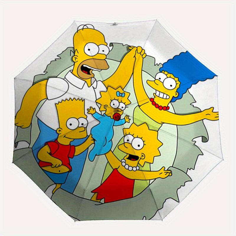 1pc Simpsons Family Automatic Folding Umbrella: Compact 8-rib Design Cartoon Travel Companion for Outdoor, Casual Accessory 8
1pc Simpsons Family Automatic Folding Umbrella: Compact 8-rib Design Cartoon Travel Companion for Outdoor, Casual Accessory 8