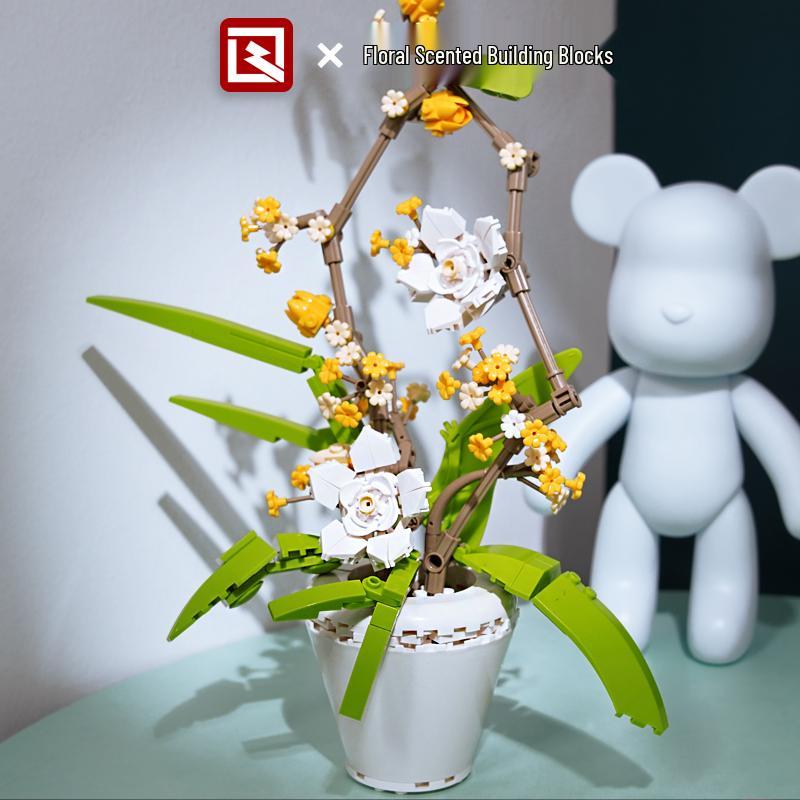 Qizhi Le High-Difficulty Bonsai Bouquet: Orchid & Rose DIY Building Blocks Puzzle Gift
Qizhi Le High-Difficulty Bonsai Bouquet: Orchid & Rose DIY Building Blocks Puzzle Gift